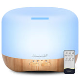 Homeweeks aromatherapy diffuser with 500ml tank for home fragrance.