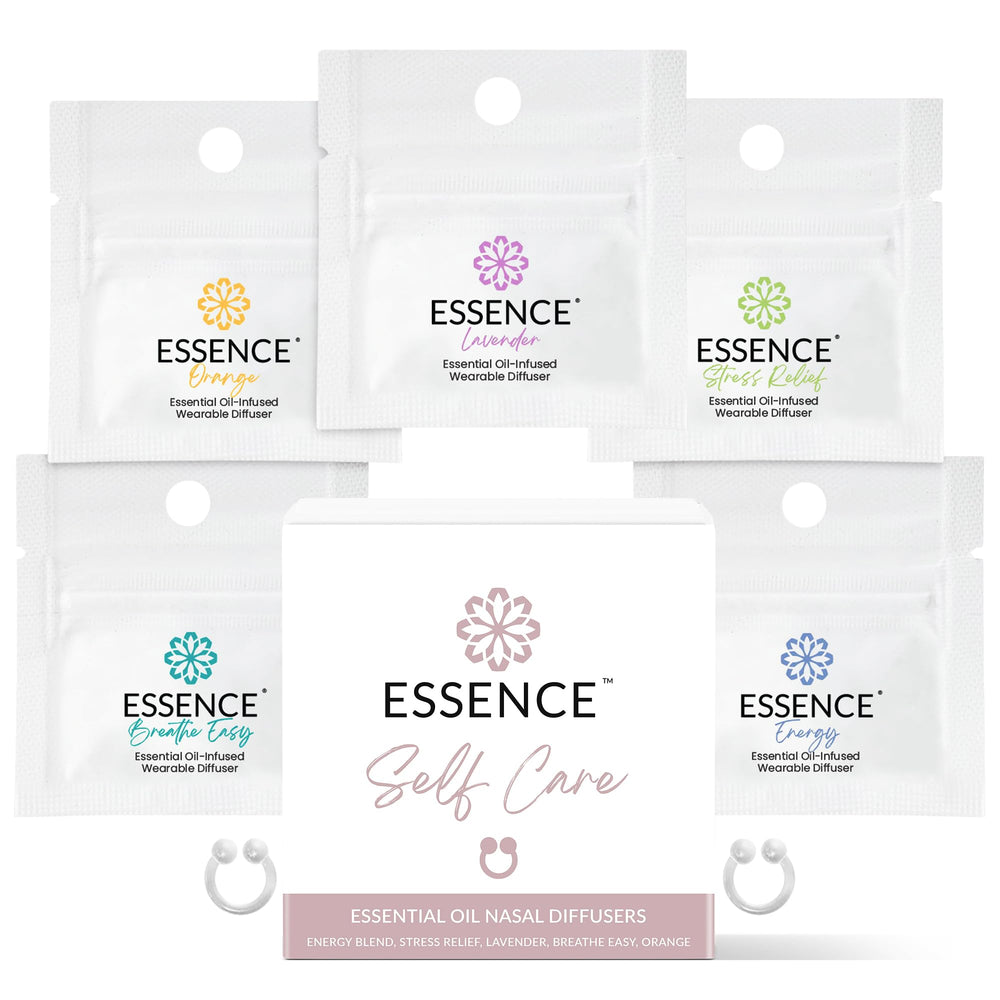 HONÉ Essence nasal diffuser ring worn as a discreet aroma clip for calm focus.