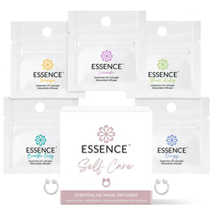 HONÉ Essence nasal diffuser ring worn as a discreet aroma clip for calm focus.