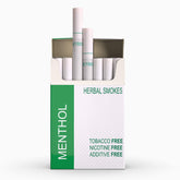 Honeyrose Menthol herbal cigarettes pack front, ideal for a natural quit journey
