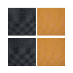 Hongliang 4-pack square heel caps protect worn heels and reduce slipping on slick floors.
