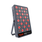 Hooga HG200 panel front view with compact red and near infrared LEDs for home use.