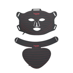Hooga Red Light Mask with triple-chip LEDs delivers targeted face light therapy.
