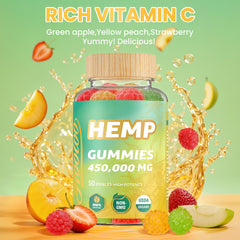 Serving of HOOLOO gummies for nightly routine and calm evenings