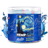 HOOLOO Hemp Gummies Blueberry Grape bottle shows a convenient daily wellness option.