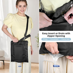 HOOMTREE urine bag drainage tube cover concealing tubing discreetly