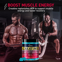 Hoozzch Creatine Gummies ingredients spotlight plant-based gluten-free base.