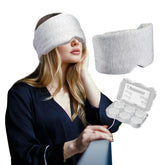 Hopomer Sleep Mask front view showing coverage for enhanced darkness.