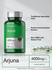 Close-up of Horbaach Arjuna capsules ready to take daily.