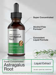 Label close-up showing ingredients and alcohol-free statement for Horbäach liquid