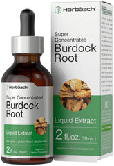 Horbäach Burdock Root Tincture bottle front for simple daily herbal support.