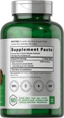 Horbäach Ceylon Cinnamon capsules bottle back label with dosage information