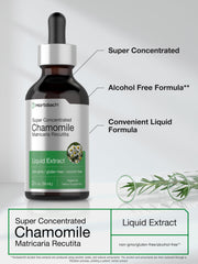 Close-up of Horbaach chamomile label showing purity and ingredients.
