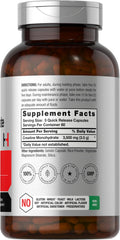 Horbäach Creatine Monohydrate Capsules label close-up highlights gluten-free, Non-GMO ingredients