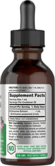 Horbaach Echinacea Drops label close-up showing alcohol-free formula.