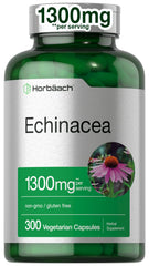 Horbäach Echinacea extract capsules in bottle for daily wellness routine