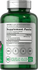 Label close-up showing 1300 mg potency in the Horbaach formula
