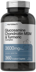 Horbäach Glucosamine Chondroitin MSM bottle for daily joint support