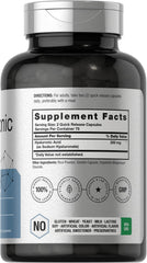 Horbäach Hyaluronic Acid capsules closeup highlighting quick-release capsules for easy daily use.