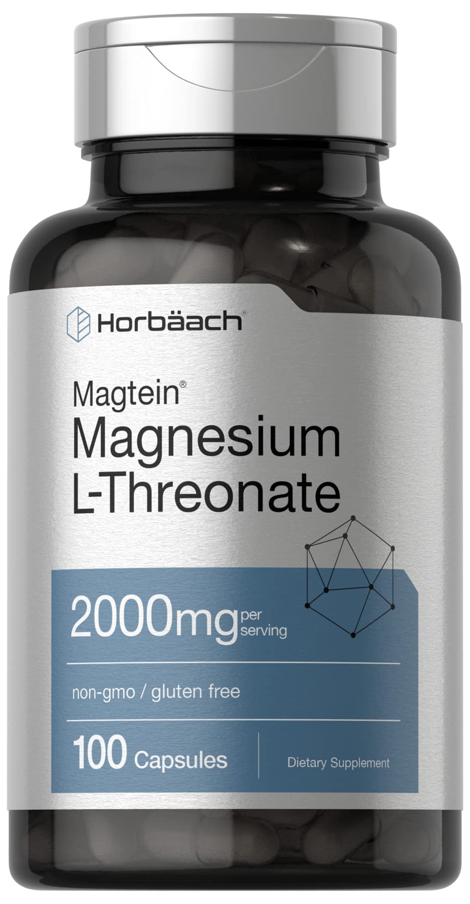 Horbaach Magtein bottle pour with capsules ready for daily use