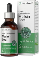 Horbäach Mullein Leaf Extract Drops bottle with alcohol-free liquid