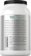 Horbaach Multi Collagen label detail highlights types I–X and gluten-free status.