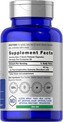 Close-up of Horbäach PQQ capsules for quick-release convenience.