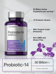 Horbaach Probiotics with prebiotic blend supports gut-friendly bacteria