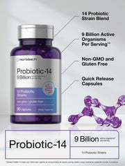 Horbäach Probiotics quick-release capsules for convenient daily use