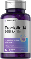 Horbaach Probiotics bottle for women and men supports daily digestive balance