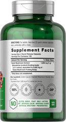 Horbäach Reishi capsules closeup shows easy-to-swallow capsules