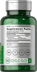 Horbaach capsules close-up highlights 900 mg strength per serving for convenient daily use.