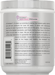 Horbaach Skin Rejuvenator label detail highlighting non-GMO and gluten-free status.