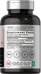 Horbaach Tribulus Terrestris capsules closeup, easy daily capsules.