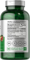 Horbäach Vitamin C 1000mg capsules closeup easy to swallow