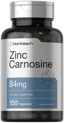 Horbäach Zinc Carnosine bottle with quick-release capsules for daily use