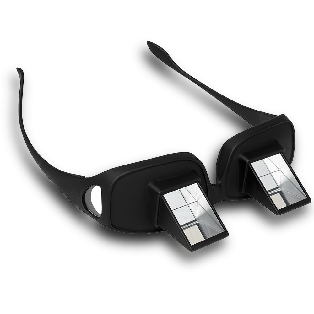 Horizontals Lazy Glasses prism 90-degree bed reading for comfortable, hands-free visibility.