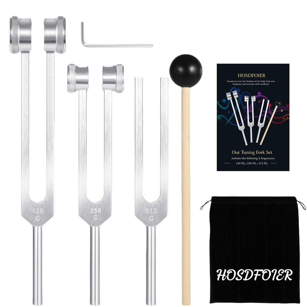 HOSDFOIER 128Hz tuning fork for meditation and stress relief.