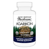 Host Defense Agarikon capsules bottle shows daily immune support in a convenient format.