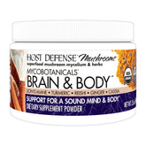 Host Defense Brain & Body Powder bottle for daily focus-support use.