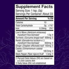 Host Defense Brain & Body Powder scoop shown for precise daily dosing.