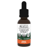 Host Defense Cordyceps Extract bottle front view highlighting immune and energy support.