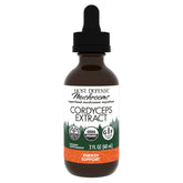 Host Defense Cordyceps Extract bottle, 2 oz, convenient for daily energy support.