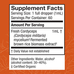 Host Defense Cordyceps Extract dropper enables precise dosing for ongoing immune support.