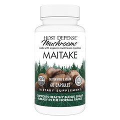 Host Defense Maitake Capsules bottle for daily immune support