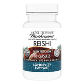 Host Defense Reishi Capsules bottle shown for immune support and daily wellness.