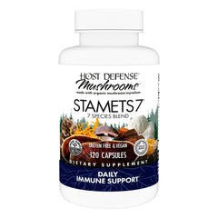 Host Defense Stamets 7 bottle ready for daily immune support.