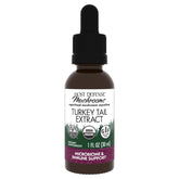 Host Defense Turkey Tail Extract bottle with label promotes digestive balance and immune support.