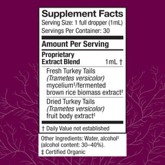 Host Defense Turkey Tail Dropper ready for daily gut and immune care.