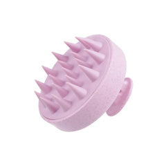 Hotosu scalp massager brush pink with soft silicone tips for relaxation